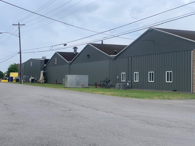 Industrial exterior painting - Food and Beverage Facility